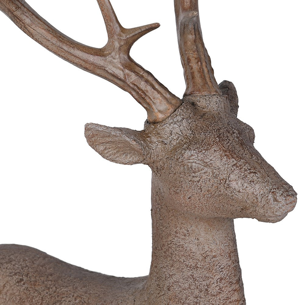 Rustic Lying Reindeer 53cm-B