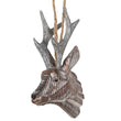 Rustic Reindeer Head Hanging Decoration 10cm | Annie Mo's