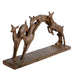 Rustic Woodland Leaping Fawns 40cm | Annie Mo's D