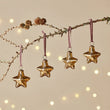 Sardi Star Baubles - Gold (Set of Four) 8cm | Annie Mo's