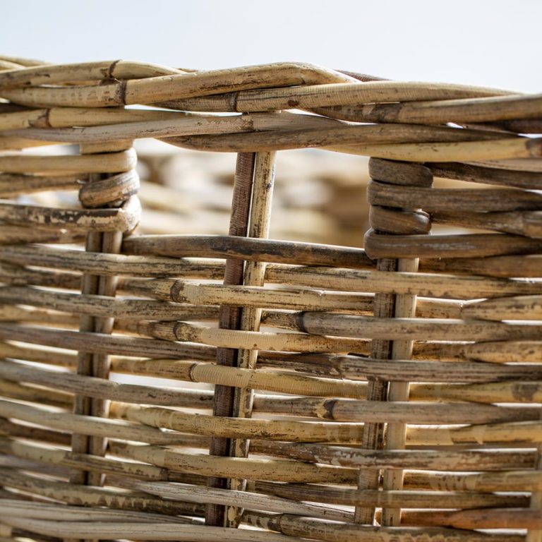 Set of Two Oblong Kubu Baskets 49.5cm B | Annie Mo's