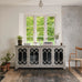 Hambledon Four Glass Door Sideboard 200cm | Annie Mo's