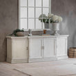 Loumarin Recycled Pine Distressed White Sideboard
