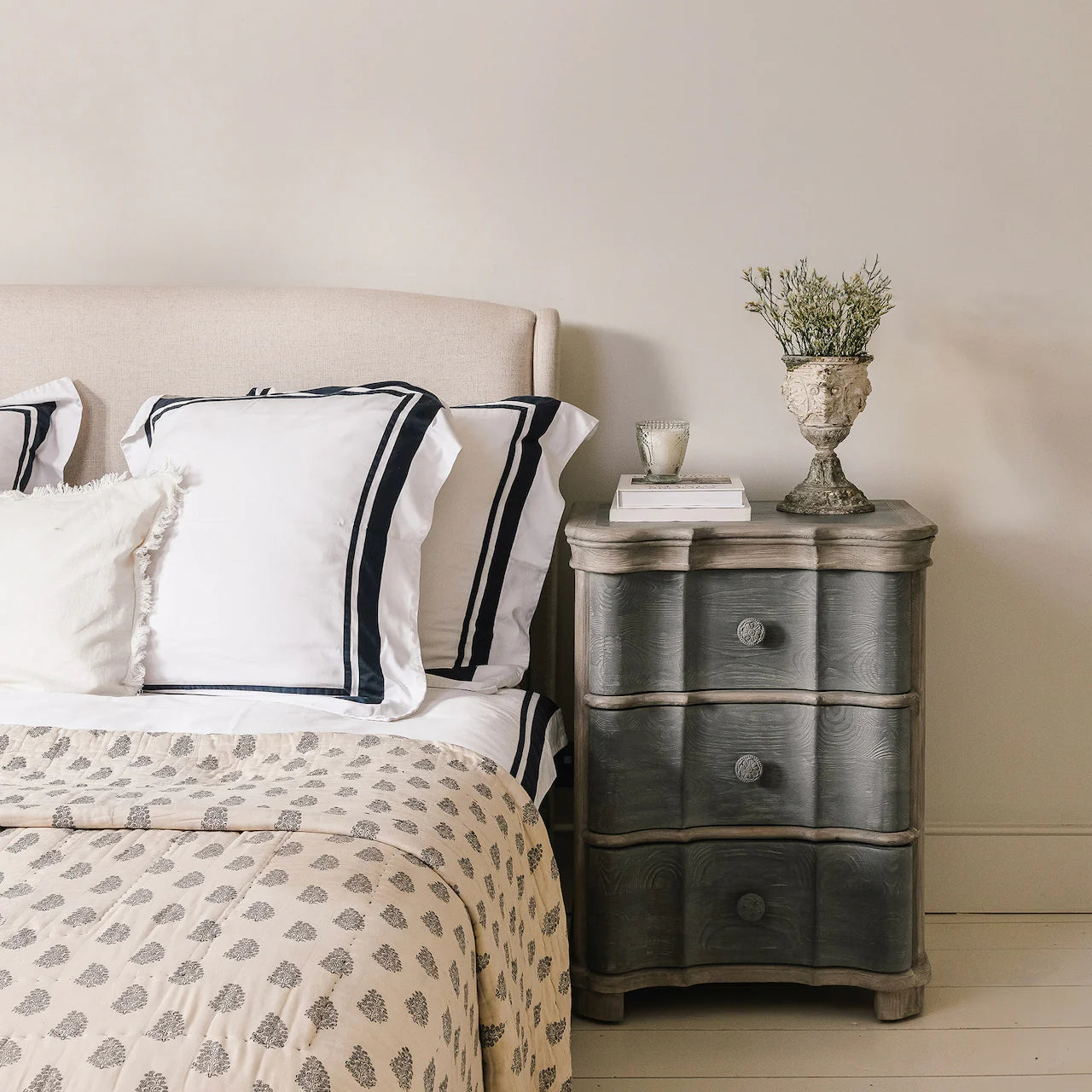 Hambledon Small Chest of Three Drawers 61cm Wide | Annie Mo's