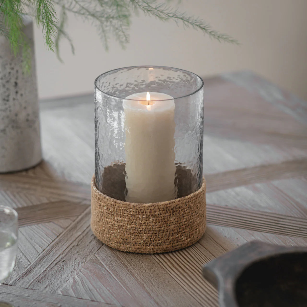 Winchcombe Glass Hurricane 22cm | Annie Mo's