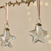 Sardi Star Baubles - Clear (Set of Four)