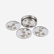 Set of Four Vienna Blossom Round Coasters