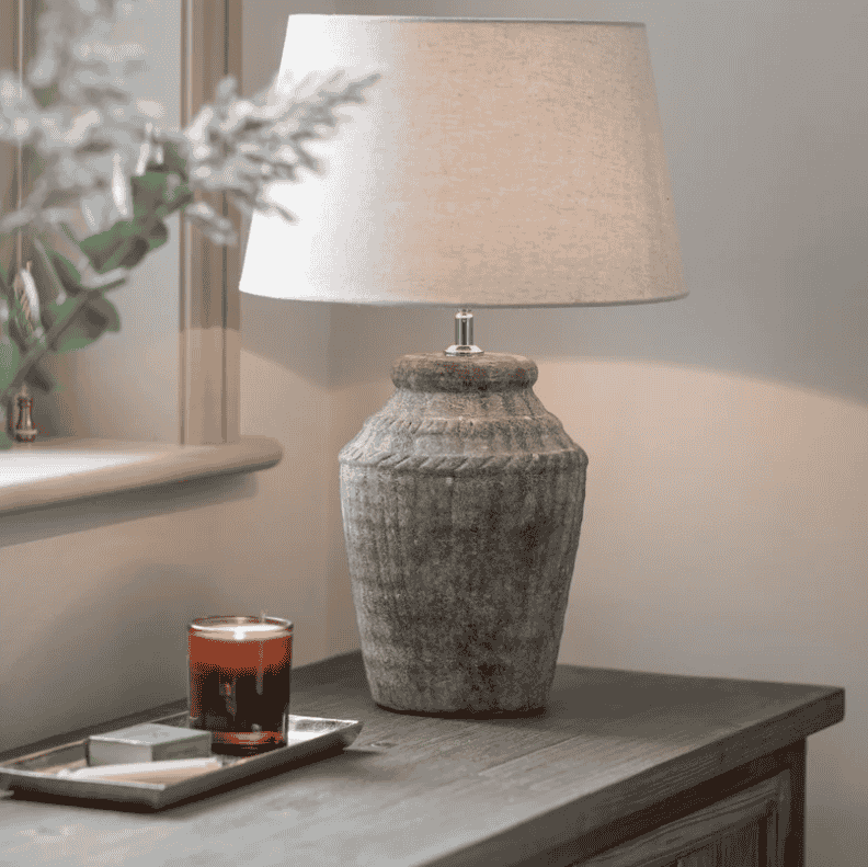 Bradwell Fluted Table Lamp with Shade
