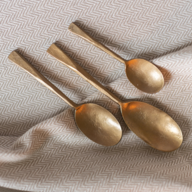 Forged Spoons Set of Three B | Annie Mo's