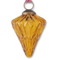 Manipur Baubles - Amber 8cm - Shape Choice-C