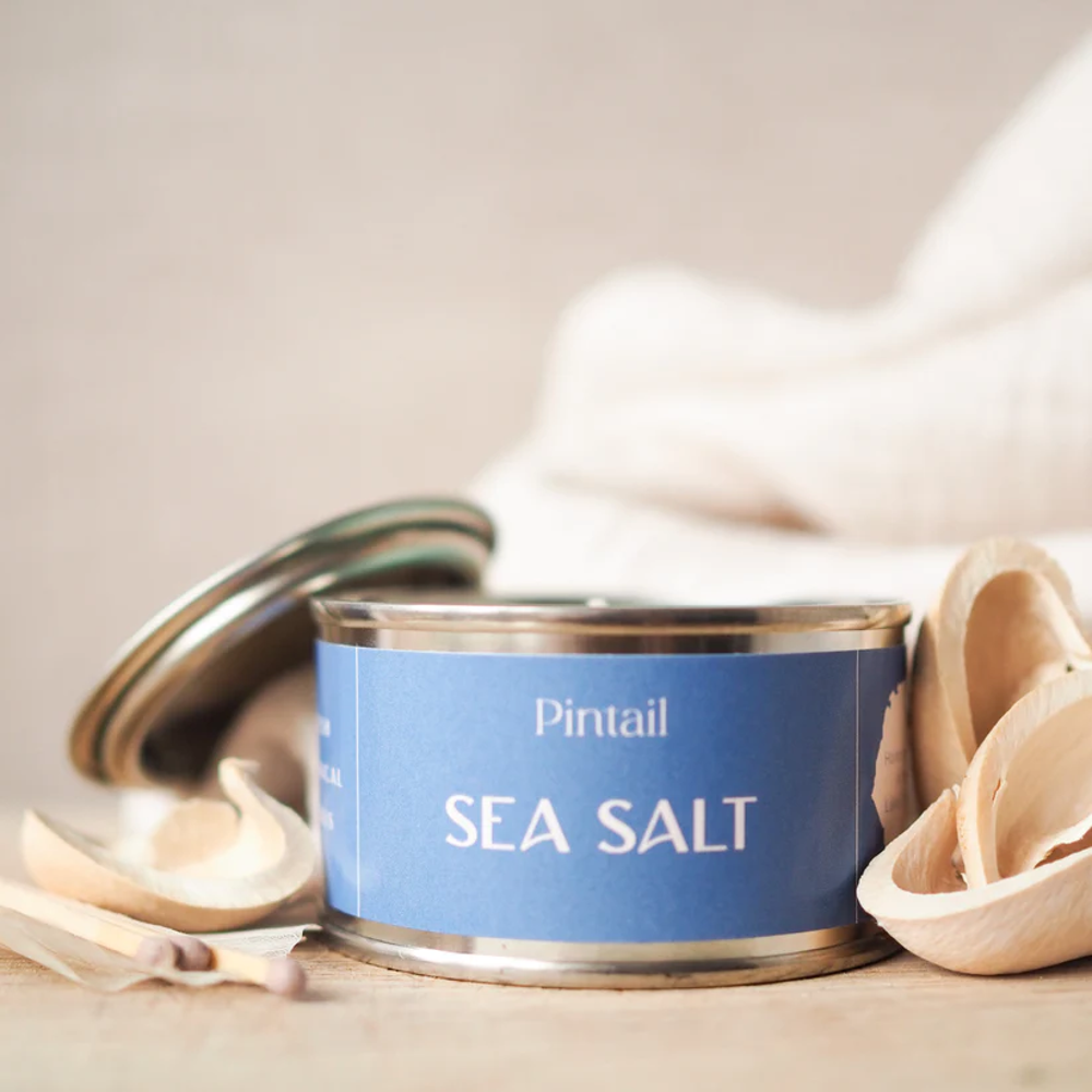 Sea Salt Paint Pot Scented Candle | Annie Mo's