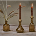 Sepia Glass Candlesticks  - Shape Choice | Annie Mo's