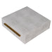 Set of Three Faux Ivory Shagreen Boxes 35cm E