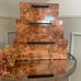 Set of Three Marble Effect Boxes D