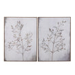 Set of Two Autumnal Trees on Canvas 120cmB