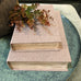 Set of Two Grey Woven Book Boxes 33cm B