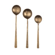 Set of 3 Forged Antique Finished Spoons | Annie Mo's
