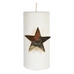 Set of Four Golden Star Candle Pins 7cm