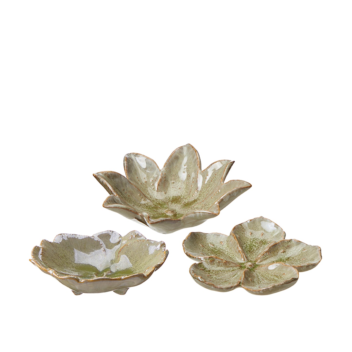 Light Green Porcelain Trinket Dishes - Style Choice
