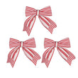 Set of Three Candy Stripe Bows 13cm | Annie Mo's