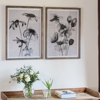 Set of Two Framed Wilting Flowers Prints 70cm | Annie Mo's