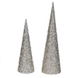 Set of Two Glitter Cone Trees 61cm | Annie Mo's