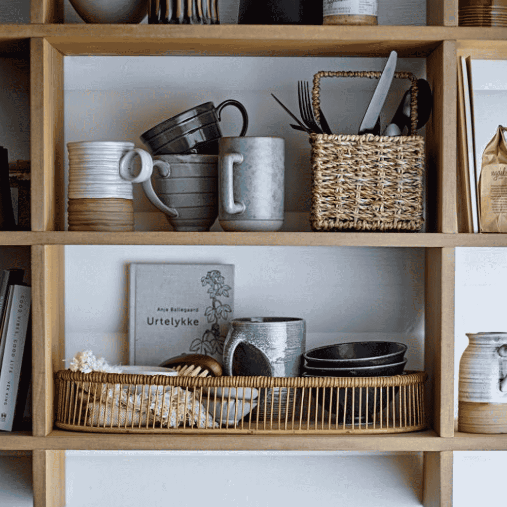 Black Masami Stoneware Mug