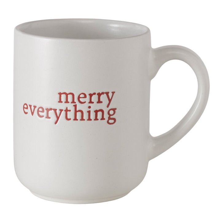 Matt White Christmas Mugs 9cm - Wording Choice