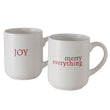 Matt White Christmas Mugs 9cm - Wording Choice | Annie Mo's