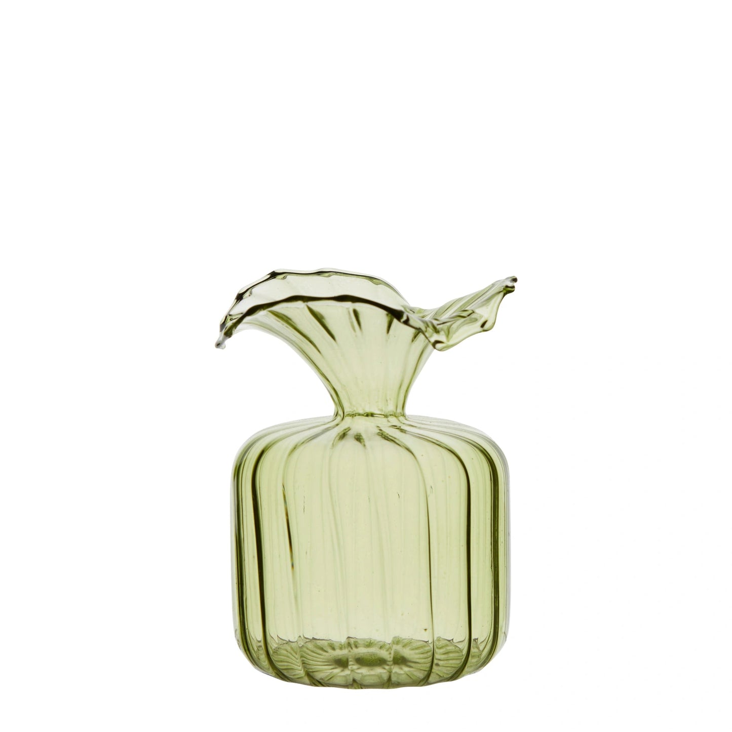 Set of Two Mini Green Glass Vases - Assorted | Annie Mo's D