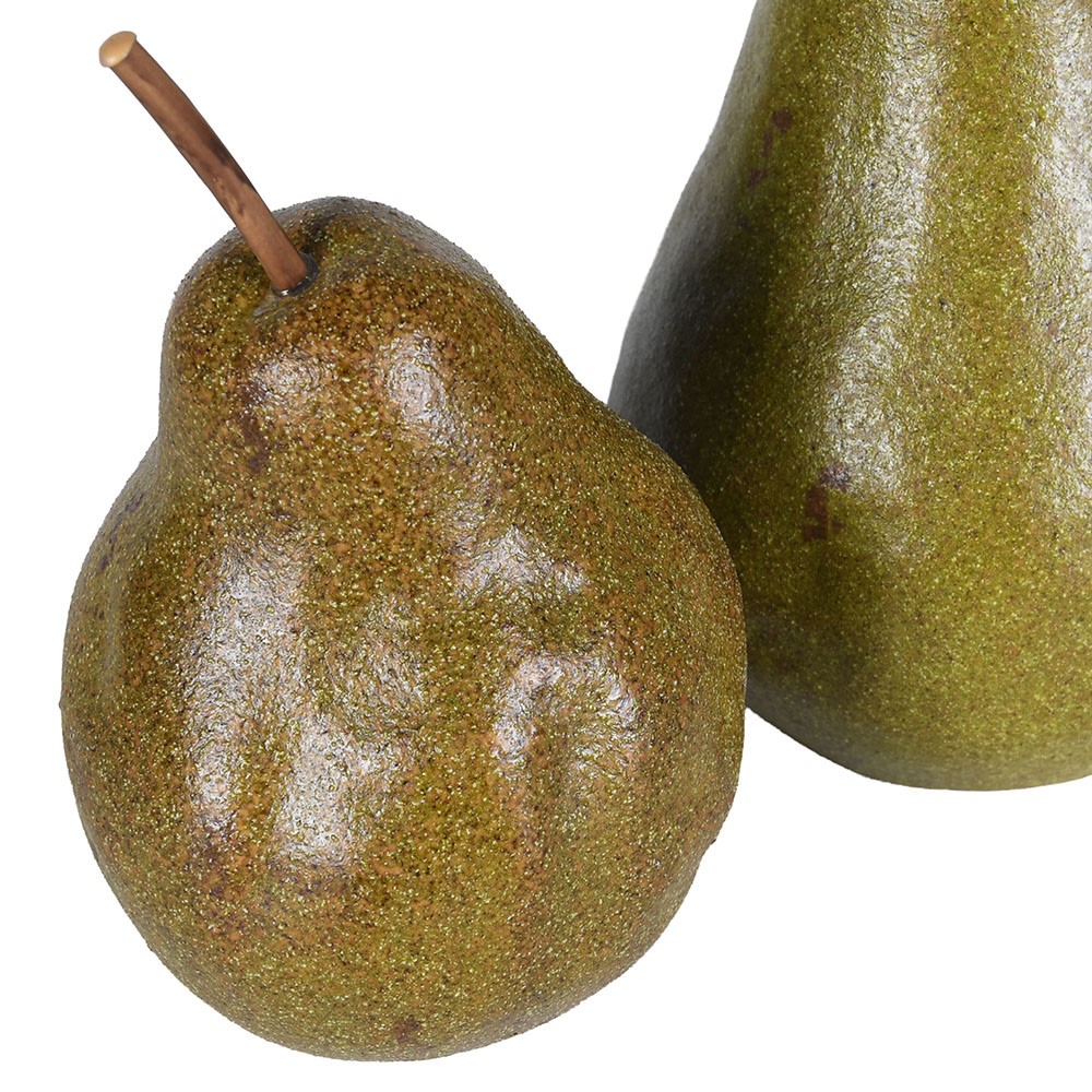 Set of Two Ornamental Ceramic Pears