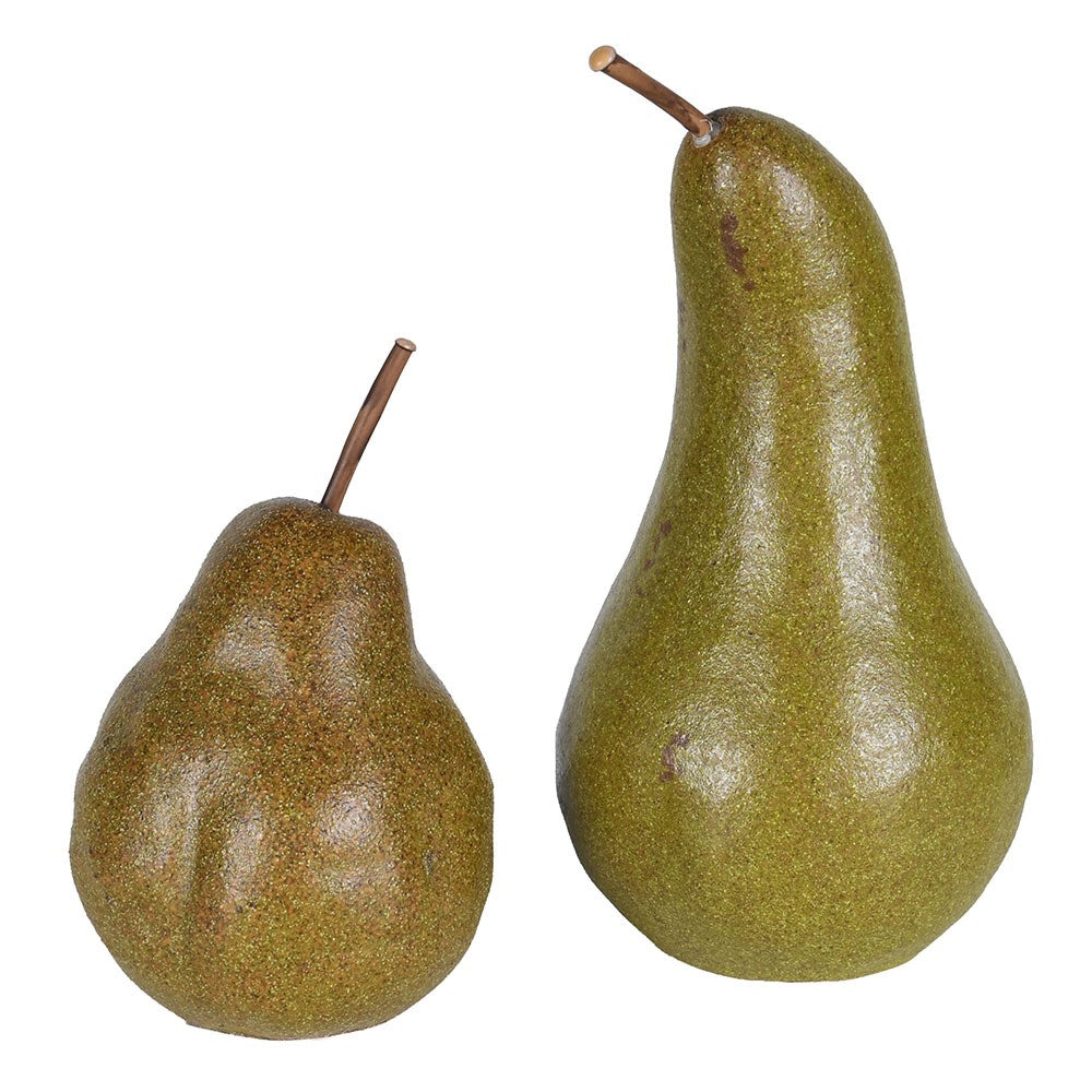 Set of Two Ornamental Ceramic Pears | Annie Mo's