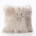 Sheepskin Cushion - Stone | Annie Mo's