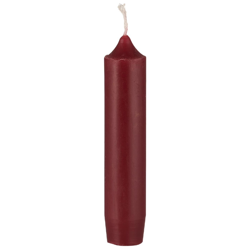 Short Red Dinner Candle 11cm