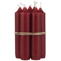 Short Red Dinner Candle 11cm