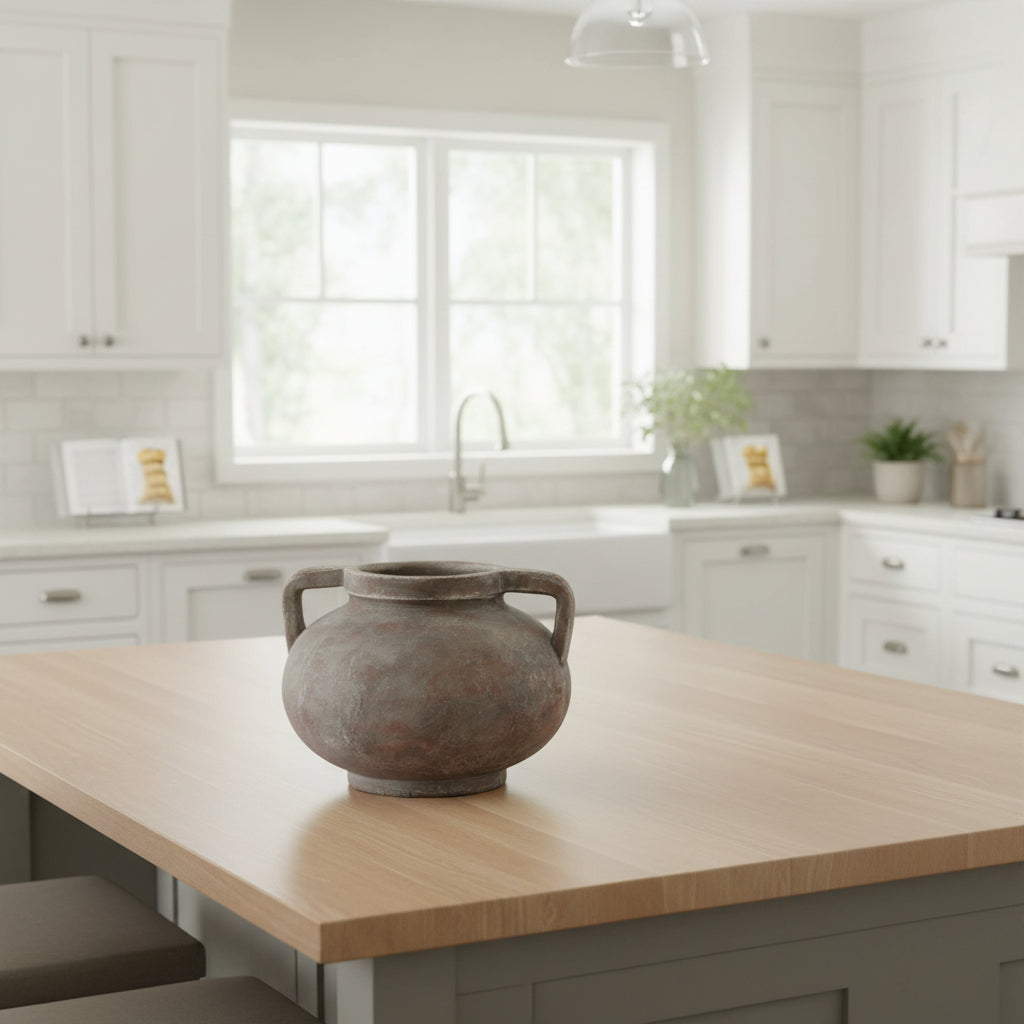 Siena Brown Pelike Pot 24cm High | Annie Mo's