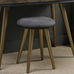 Sienna Fumed Oak Stool | Annie Mo's