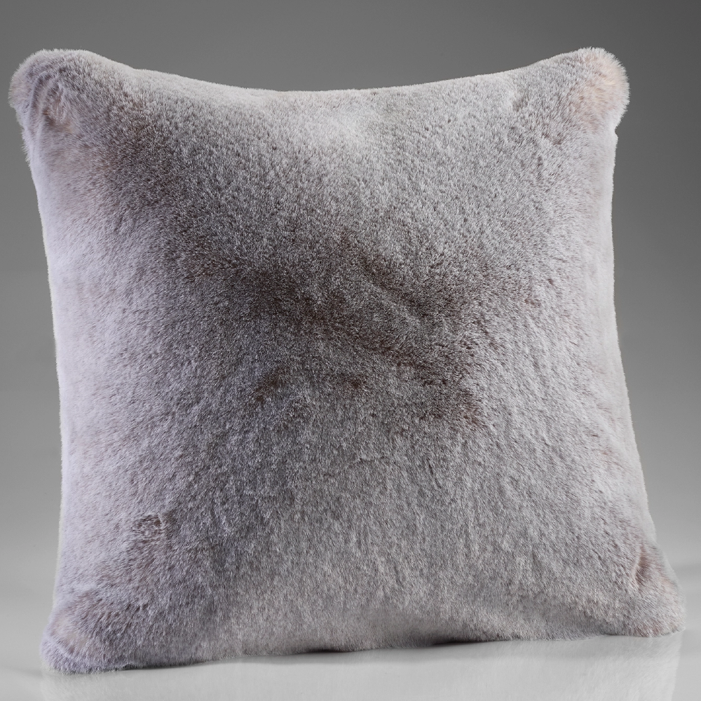 Silver Alaska Fox Faux Fur Cushions Size Choice Annie Mo s