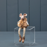 Sitting Mouse with Striped Legs 15cm | Annie Mo's
