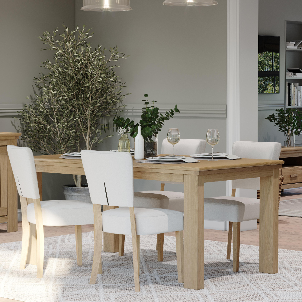 Oak dining table online 180cm