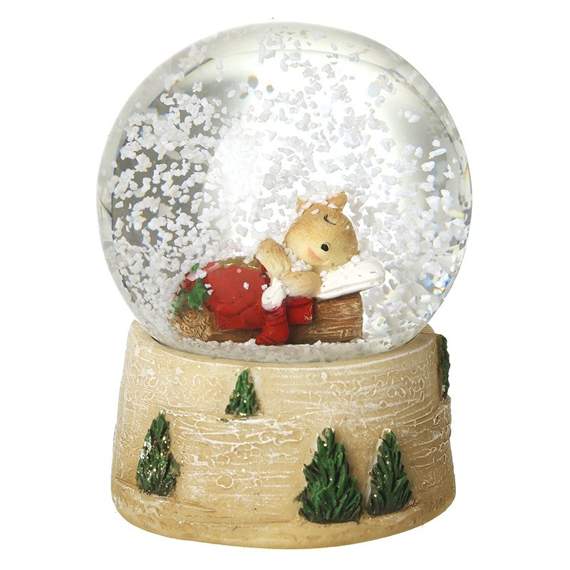 Sleeping Mouse Snowglobe 8cm | Annie Mo's