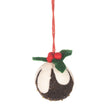 Small Felt Christmas Pudding 6cm | Annie Mo's