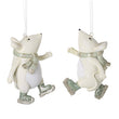 Small Hanging Skating Mice 6cm - Style Choice