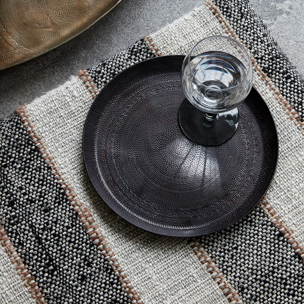 Small Jhansi Antique Brown Tray 24cm | Annie Mo's