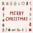 Small Paper Napkins 16.5x16.5cm with Merry Christmas  20 Pc Per Pack | Annie Mo's
