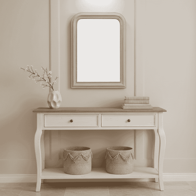 Small Stone Vintaged Mirror 65cm | Annie Mo's