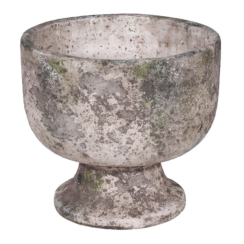 Small Distressed Footed Planter-2