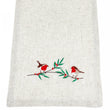 Snow Robin Beige Christmas Table Runner 190cm