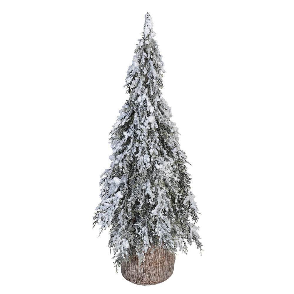 Snowy Pine Tree in Cement Pot 54cm | Annie Mo's