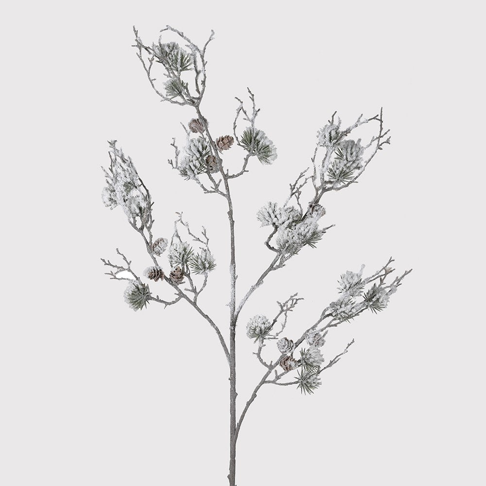 Snowy Pine with Pinecones Spray 95cm | Annie Mo's